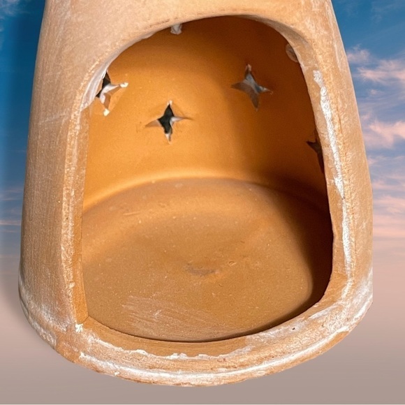 Vintage Terracotta Angel Tealight Holder - Picture 7 of 11